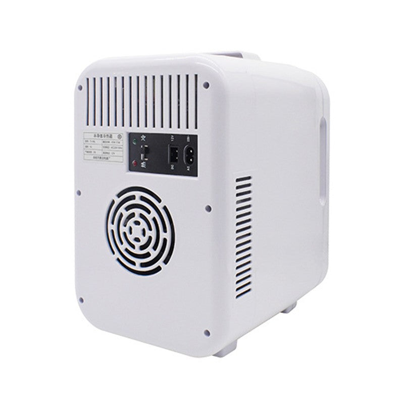 Mini frigider cosmetice, Smart, dubla functie de incalzire/racire, portabil, 12L, alb