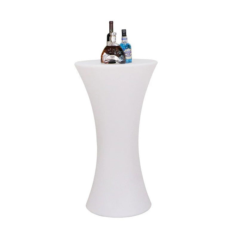Masa cocktail iluminata LED RGB, 16 culori interschimbabile, control telecomanda, 112x58 cm