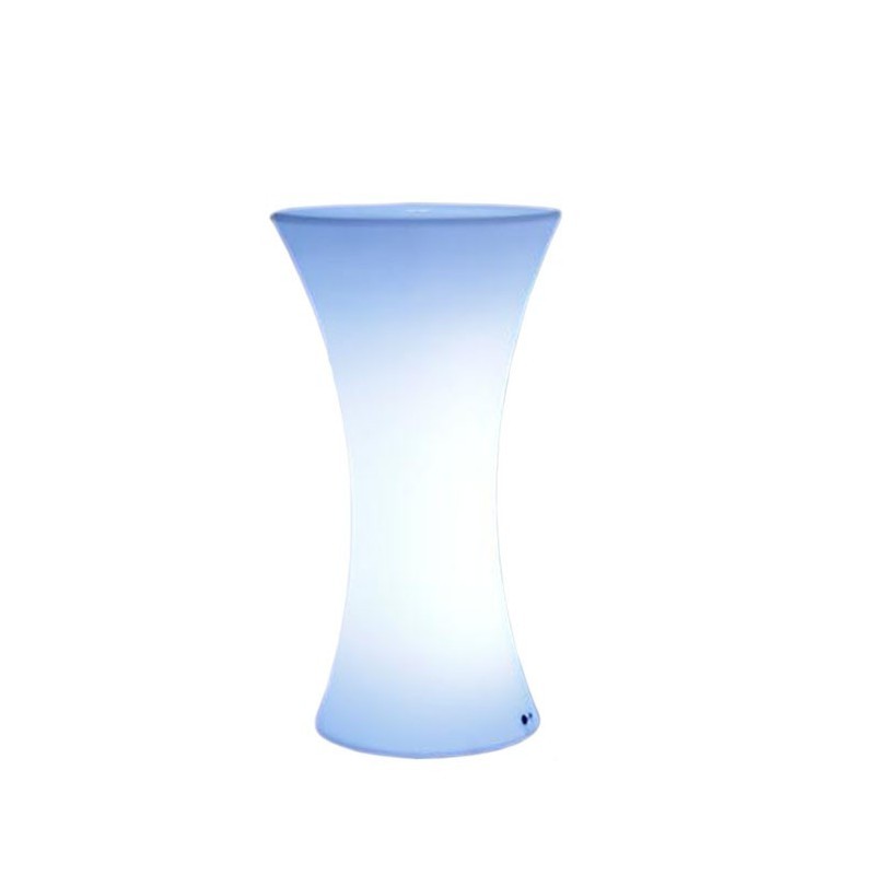 Masa cocktail iluminata LED RGB, 16 culori interschimbabile, control telecomanda, 112x58 cm