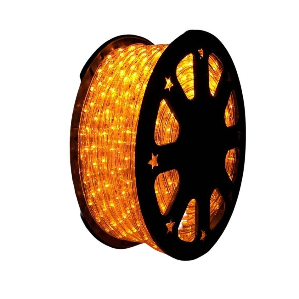 Instalatie Craciun, 80 m, 1920 Led-uri, Furtun Luminos, Alb cald, Transformator, Sectionabila, 220 V, Smart