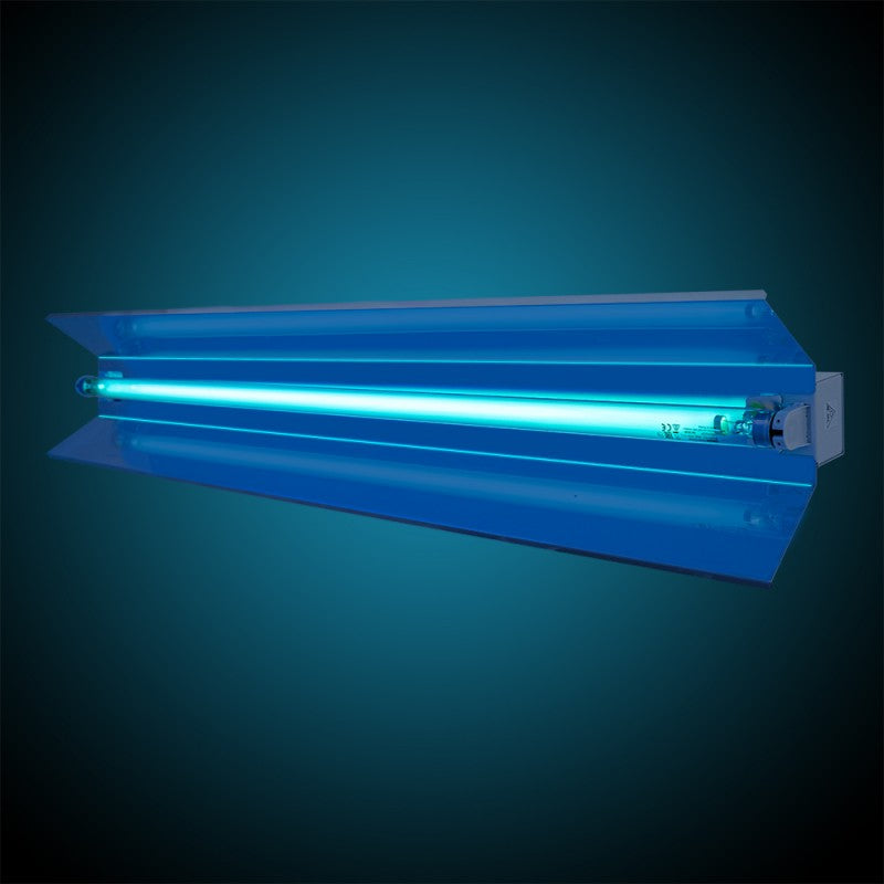 Lampa bactericida orientabila UVC 30W, cu reflector, rotire 140 grade, tub quartz, fixare perete