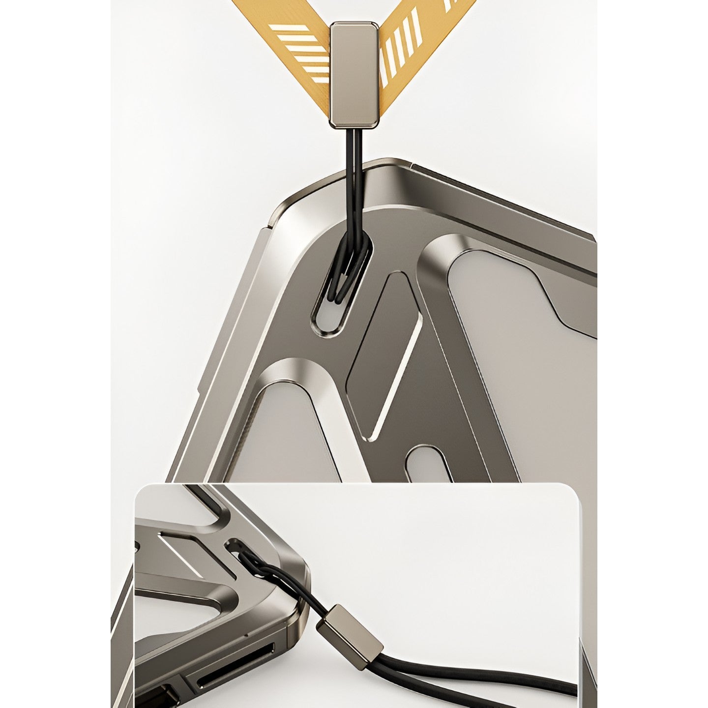 Husa de Protectie Armor Metal Compatibila cu iPhone 15 Pro Max, Smart, Antizgariere, Antisoc, Protectie Supraincalzire, Gri Metalizat