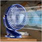 Ventilator electric USB, portabil, cu clips, reincarcabil, pentru birou si dormitor
