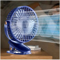 Ventilator electric USB, portabil, cu clips, reincarcabil, pentru birou si dormitor