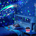 Proiector LED cu alimentare USB, model "Galaxy Stars" cu 9 moduri de afisare