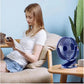 Ventilator electric USB, portabil, cu clips, reincarcabil, pentru birou si dormitor