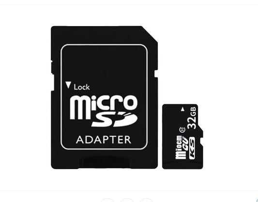 Card De Memorie MicroSD 32 GB Cu Ada Compatibil Cu Camera Foto, Video, Dvr Auto, Camera De Supraveghere, Telefon, Laptop, Tableta, Negru