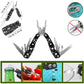 Kit supravietuire multifunctional Smart, Instrumente profesionale, Agatatoare ghiozdan, pentru Camping, Drumetii, Aventuri in aer liber, borseta inclusa, gri