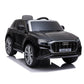 Masinuta electrica Audi Q8, USB, MP3, lumini LED, suspensii spate, roti spuma EVA, 2 moduri de control, negru