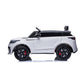 Masinuta electrica 2x25W, Range Rover Velar, 2 locuri, centura, USB, MP3, roti spuma EVA, alb