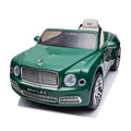 Masina electrica de jucarie Bentley Mulsanne, 2x35W, MP3, maxim 30 kg, telecomanda, roti EVA, verde