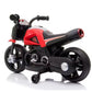 Motocicleta Electrica cu 2 Roti Mari si 2 Roti Ajutatoare, Smart, Acumulator Incarcare, Anti-Rasturnare, Lumini, Muzica, Motor:380, Baterie 6V4.5, 41.5x70x34 cm, 4.5 Kg, 3 Ani+, Rosu Negru