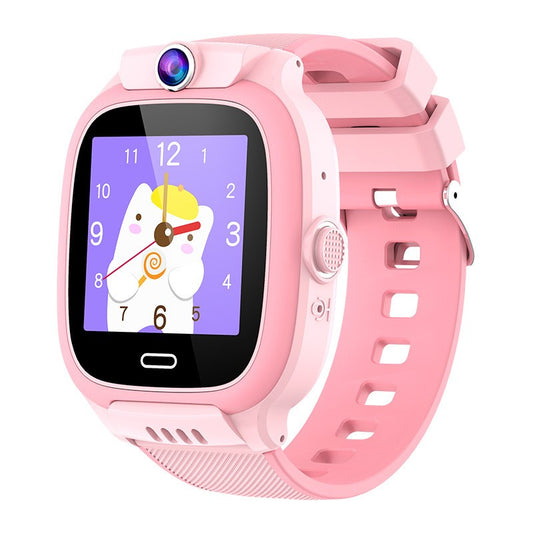 Ceas Smartwatch Smart, Pentru Copii, Model Y36, cu Functie Telefon, 4G, Localizare LBS, Istoric Traseu, Monitorizare Spion, Apel Video, Rezistent la Apa, Roz