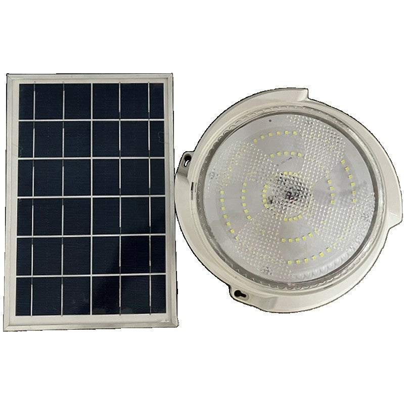 Plafoniera solara Smart, 500 W, diametru 360 MM, cu telecomanda, 6V/15W, Clasa A, 418 LED-uri, Lungime prelungitor 4.6 m, alb rece