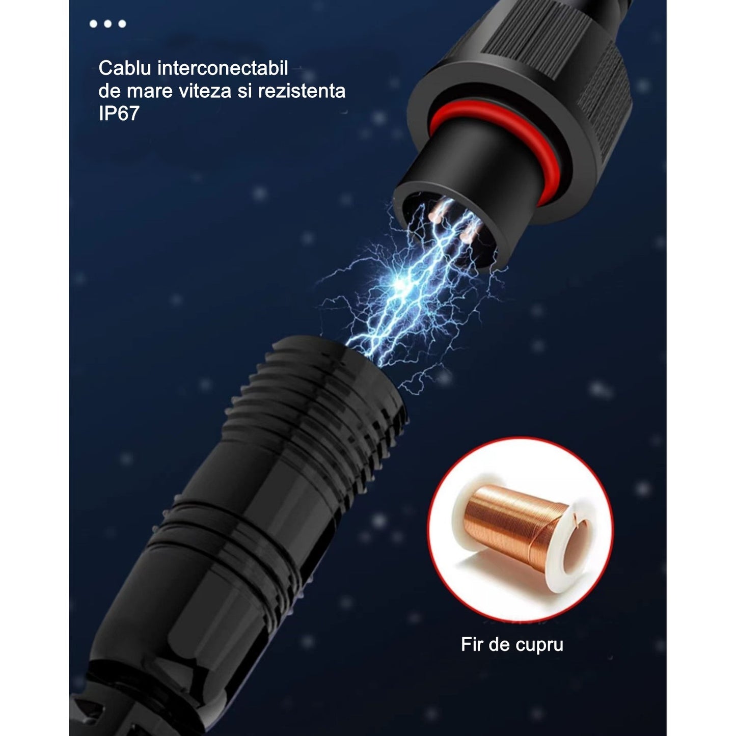 Set 2 proiectoare LED cu Panou Solar Smart, Senzor de miscare, Telecomanda, Waterproof, 200 LED-uri incorporate, 65W, 24x18 cm, IP67, Design Modern, Negru