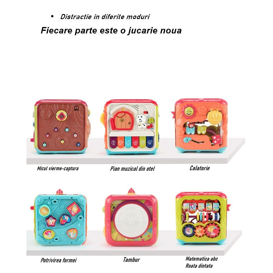 Cub activitati, 6 in 1, Smart