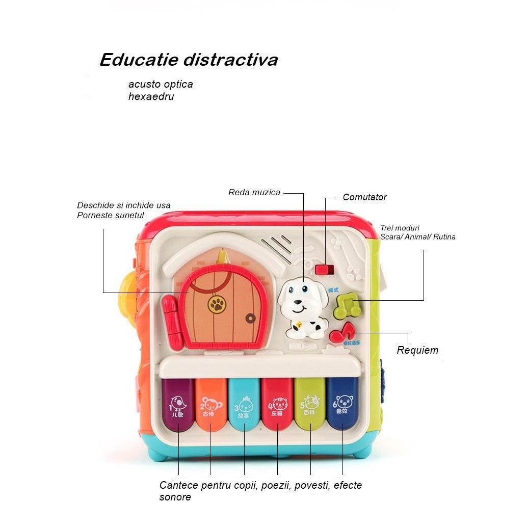 Cub activitati, 6 in 1, Smart