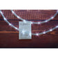Instalatie Craciun, 100 m, 2400 Led-uri, Furtun Luminos, Alb rece, Transformator, 8 jocuri de lumini, Sectionabila, 220 V, Smart