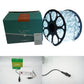 Instalatie Craciun, 100 m, 2400 Led-uri, Furtun Luminos, Alb rece, Transformator, 8 jocuri de lumini, Sectionabila, 220 V, Smart