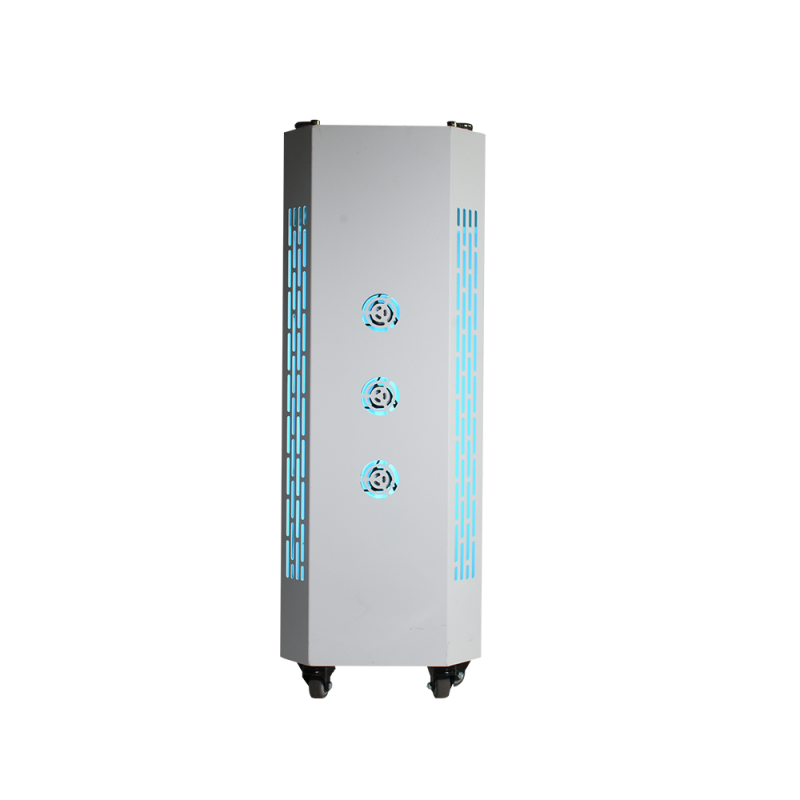 Lampa bactericida UVC 300W sterilizare aer prin ventilatie, portabila, telecomanda, 180mc/h