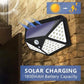 2+1 GRATIS Lampă cu Senzor de Mișcare pentru Exterior Iluminare Automată - Lampa Solară cu 100 LED-uri