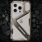 Husa de Protectie Armor Metal Compatibila cu iPhone 15 Pro, Smart, Antizgariere, Antisoc, Protectie Supraincalzire, Gri Metalizat