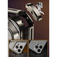 Husa de Protectie Armor Metal Compatibila cu iPhone 15 Pro, Smart, Antizgariere, Antisoc, Protectie Supraincalzire, Gri Metalizat