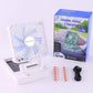 Ventilator auto +panou solar, portabil, reincarcabil, pliabil, foarte puternic, 3 niveluri de putere